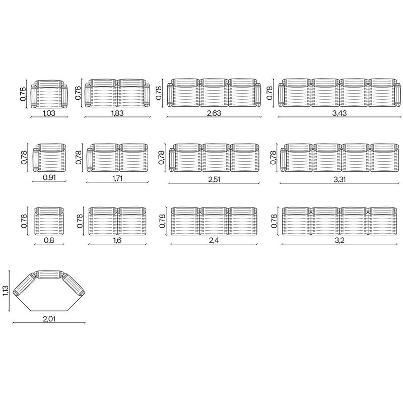 Furniture dimensions for Crusty