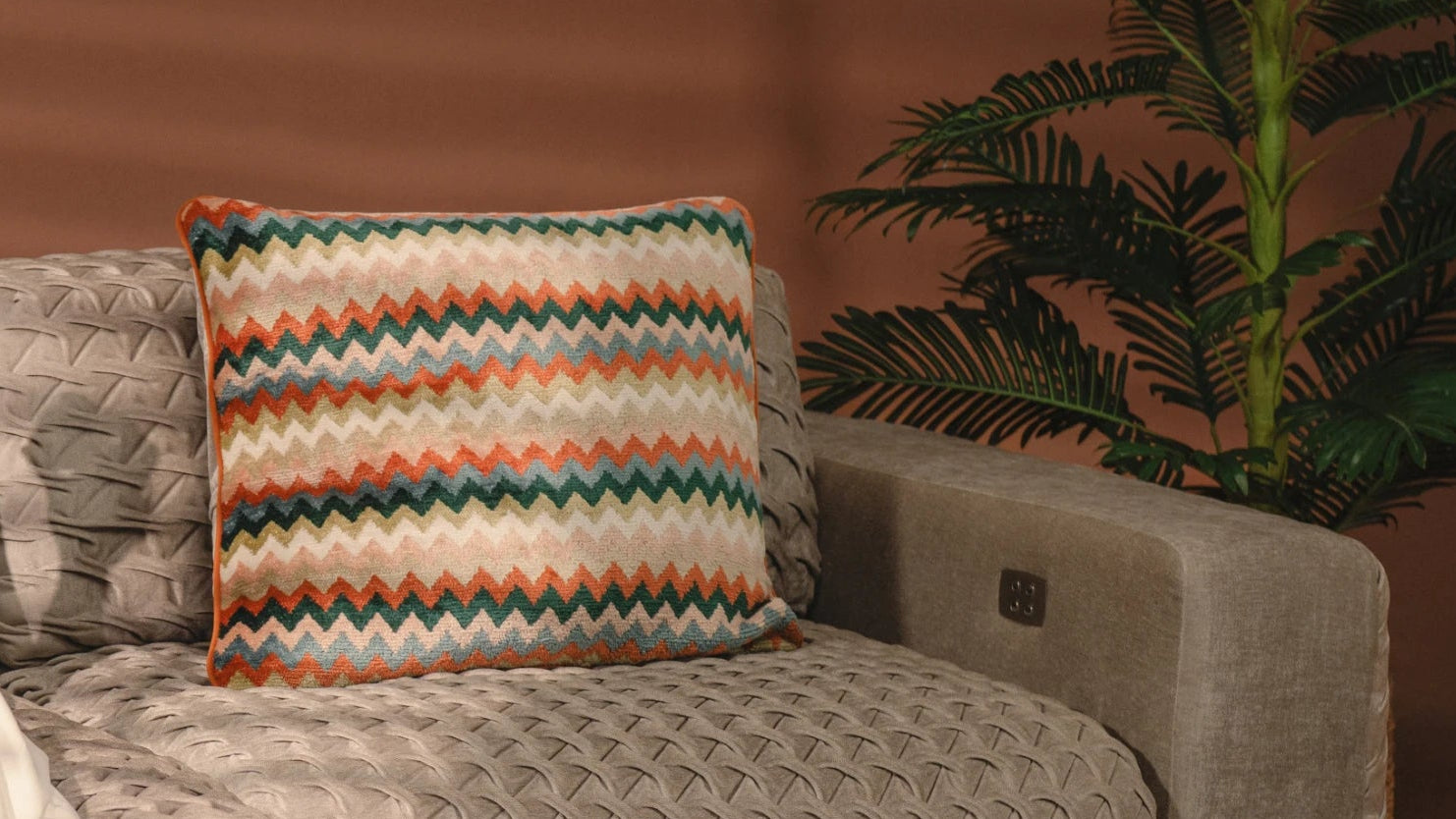 Duck Feather-Filled Back Cushions