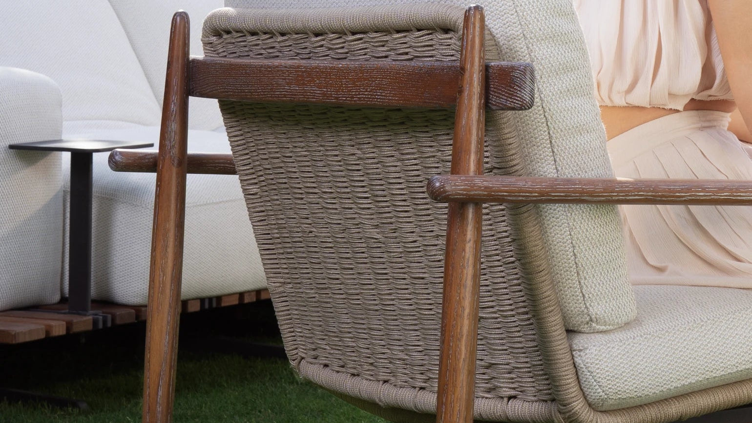 Handwoven Rope Backrest