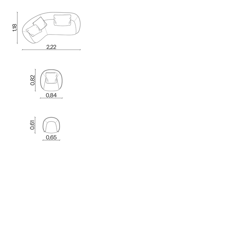 Furniture dimensions for Darby