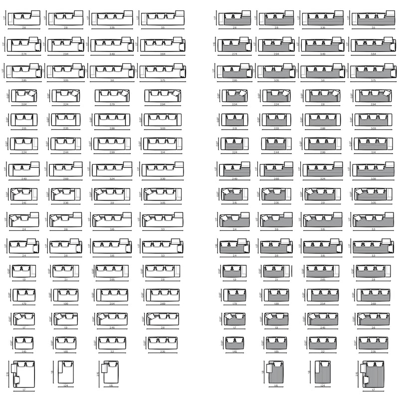 Furniture dimensions for Edge