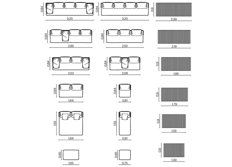 Furniture dimensions for Fence