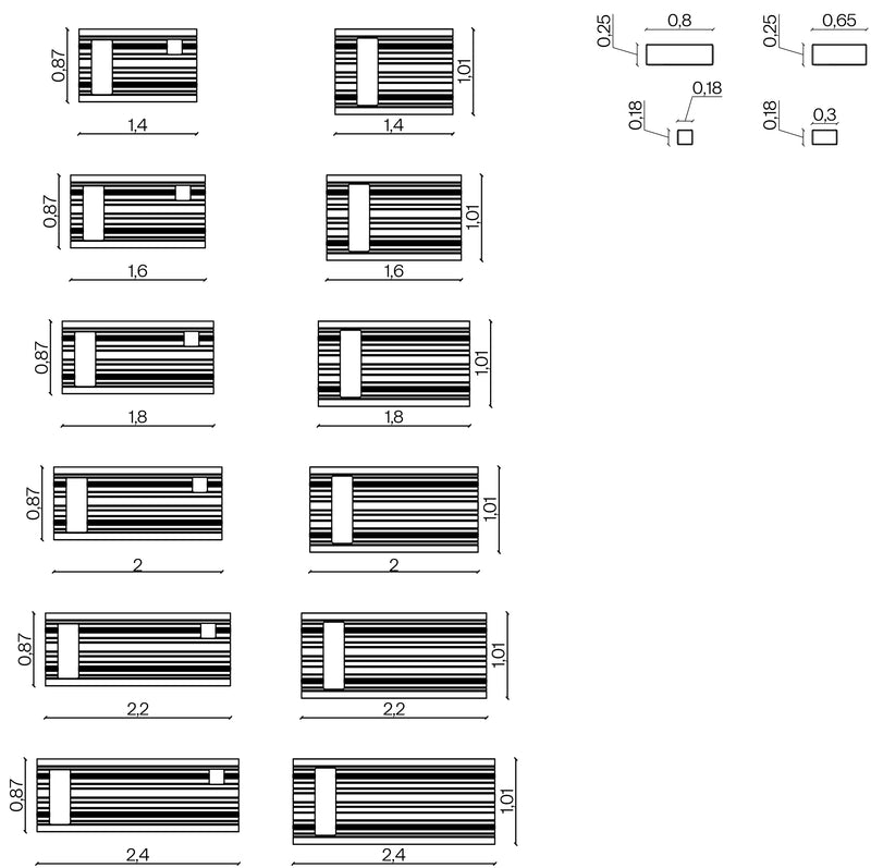 Furniture dimensions for Lodge Table