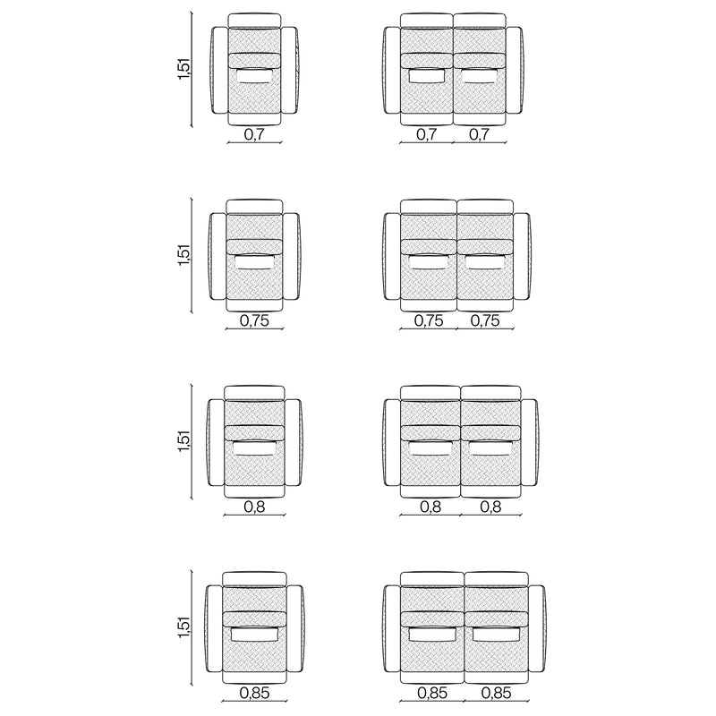 Furniture dimensions for Morph
