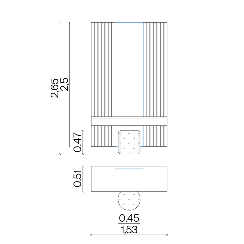 Furniture dimensions for Raft
