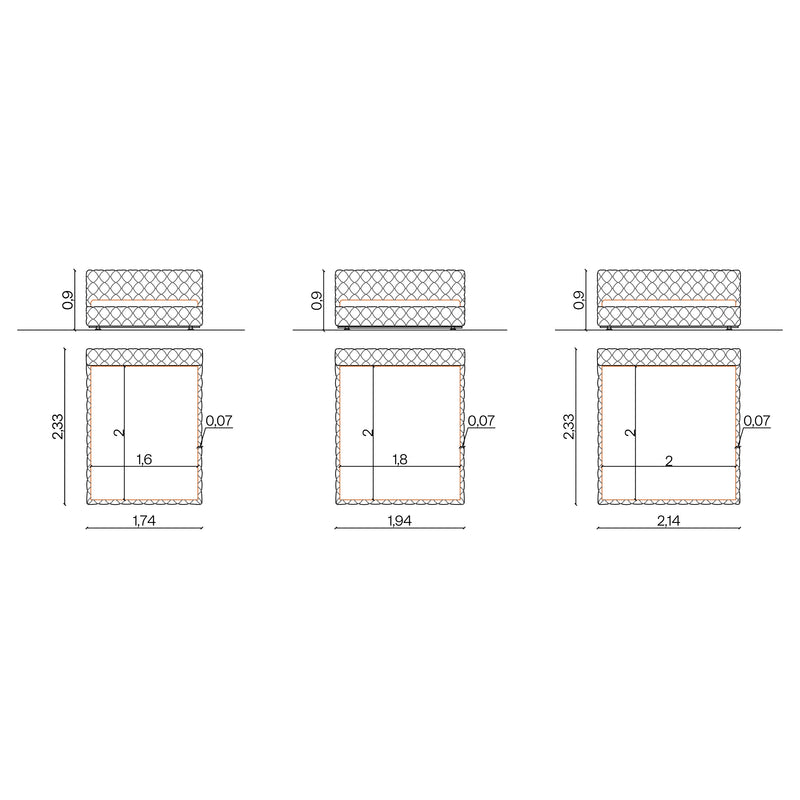 Furniture dimensions for Ro-Blocks