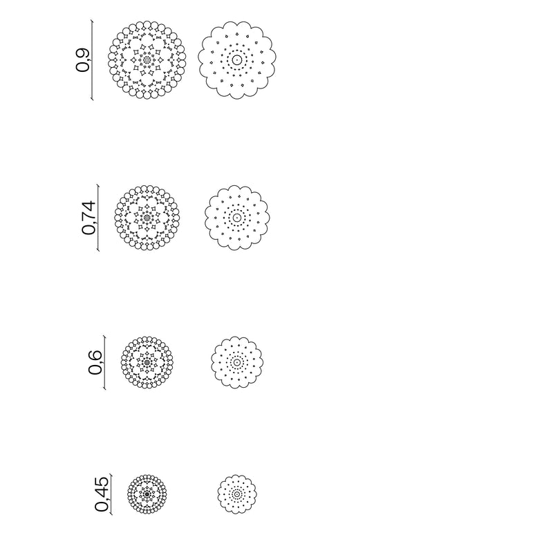 Furniture dimensions for Blossom