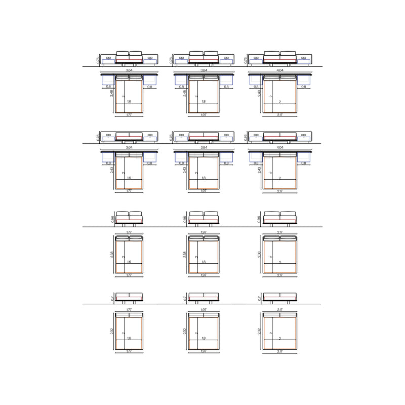 Furniture dimensions for Chill