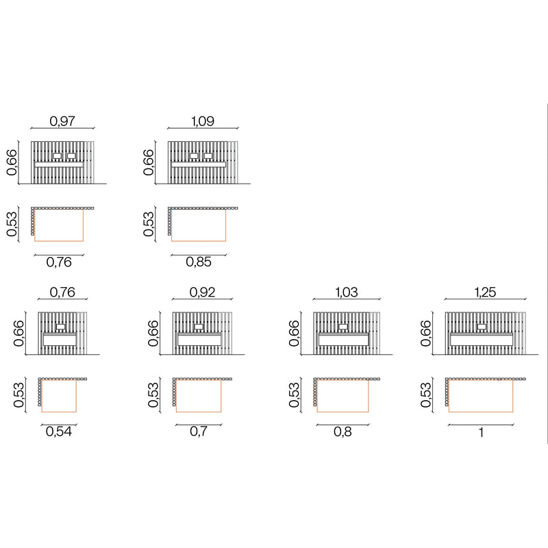 Furniture dimensions for Cove