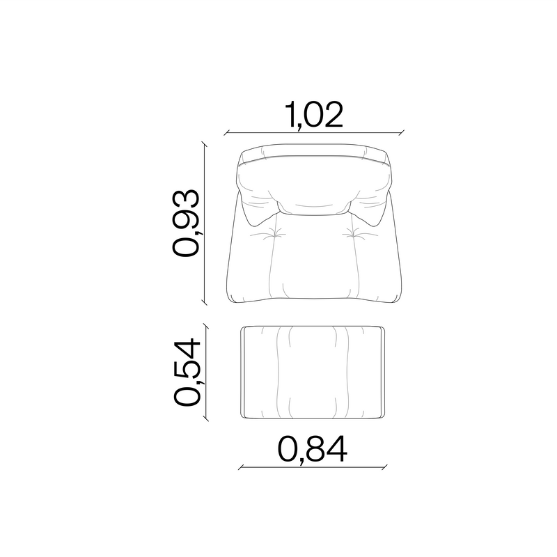 Furniture dimensions for Muse