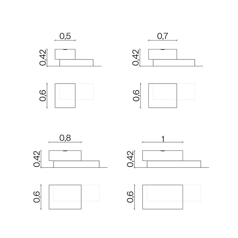 Furniture dimensions for Pali