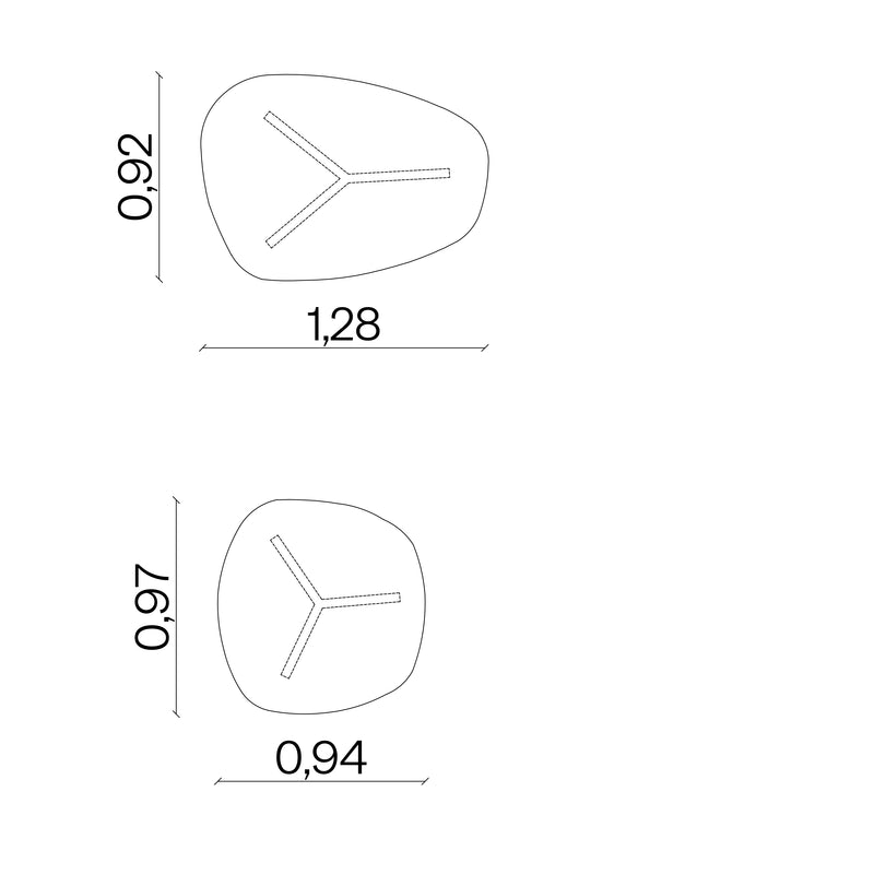 Furniture dimensions for Pebble