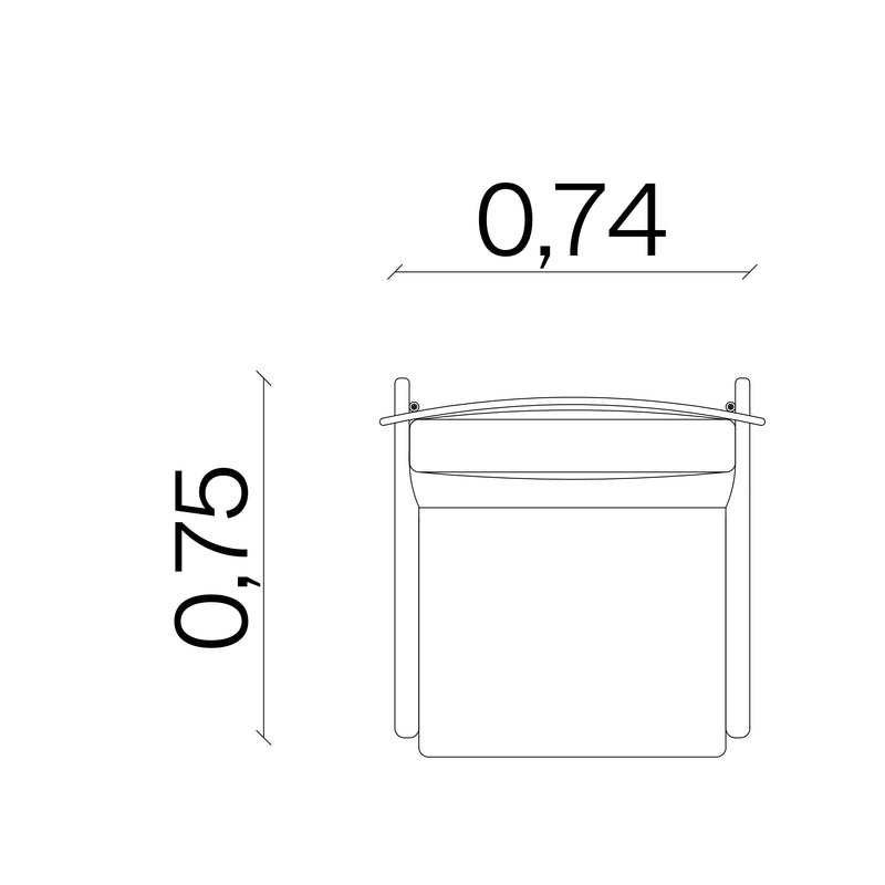Furniture dimensions for Retro Lounge