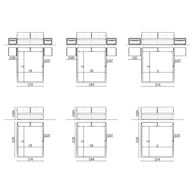 Furniture dimensions for Snug